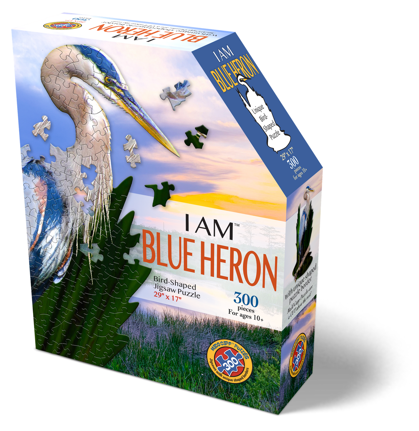 I AM BLUE HERON 300 piece jigsaw puzzle gift