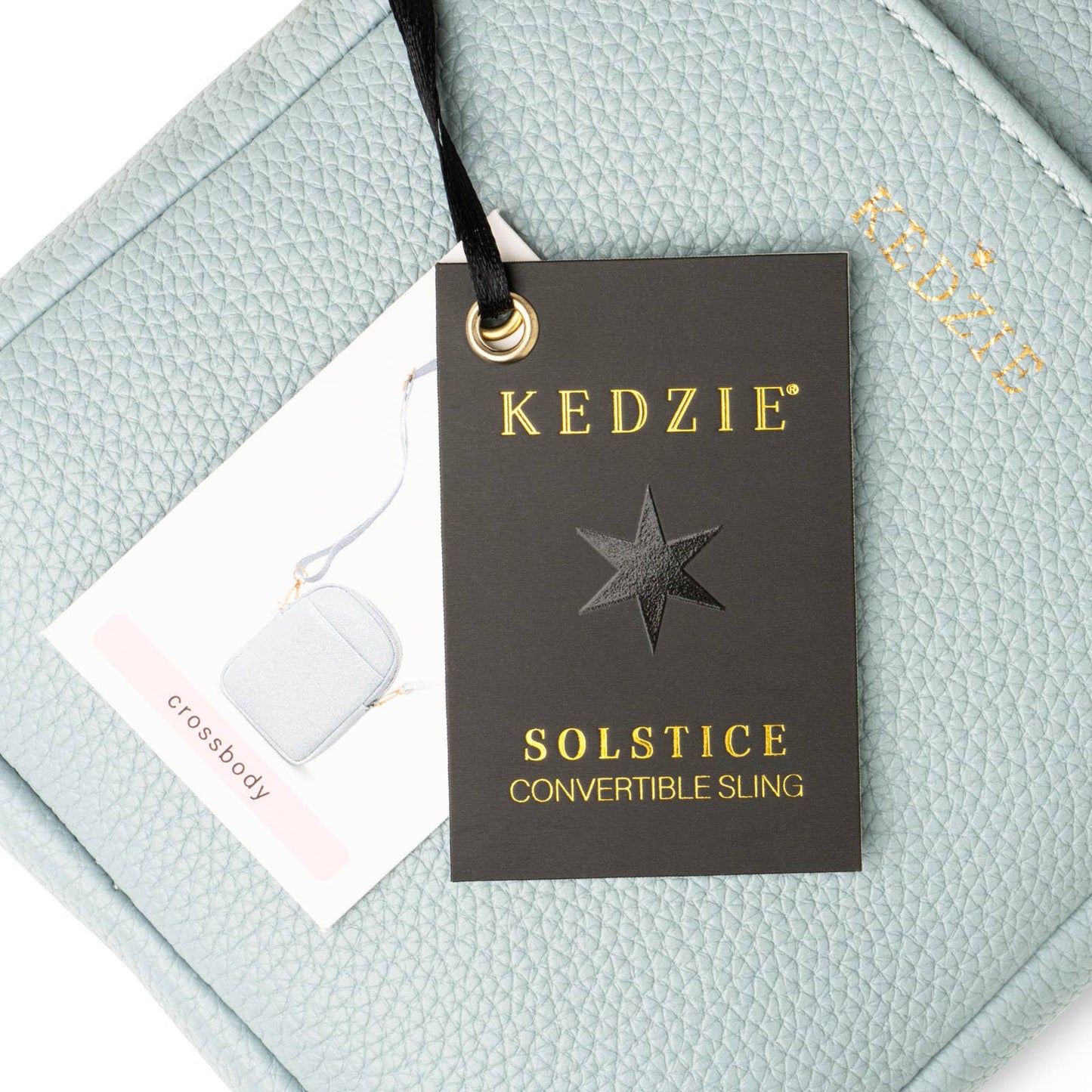 Kedzie Solstice Convertible Crossbody blue