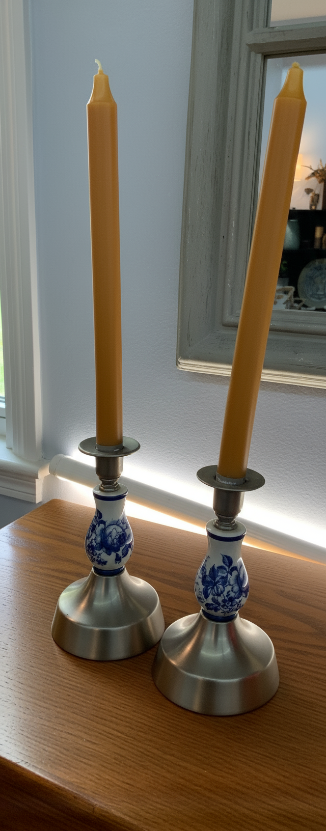 Northern lights Taper Candles