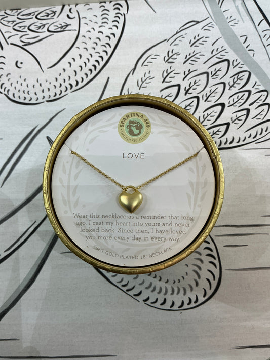 Spartina love necklace