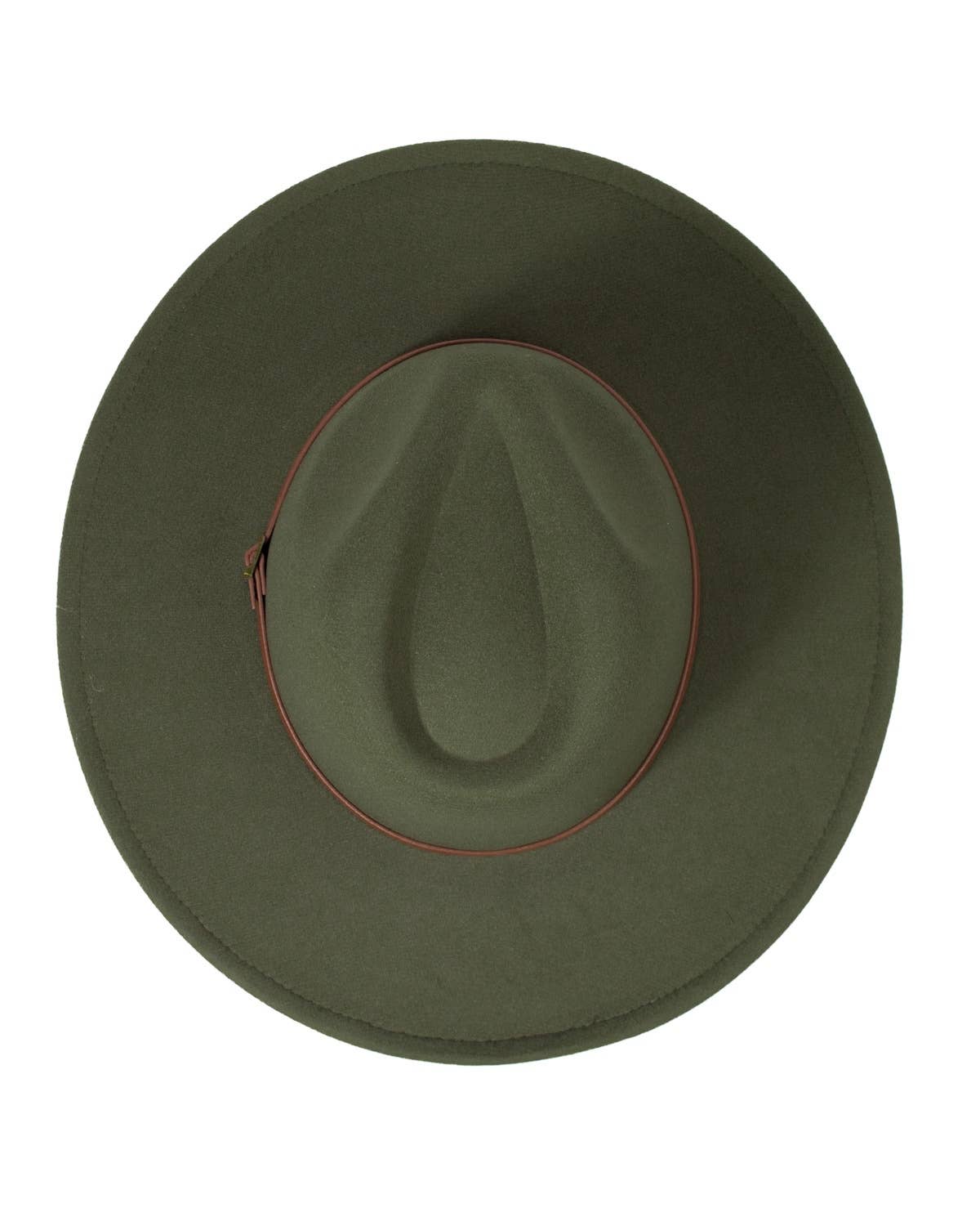 Shelia Wool Hat   Dark Green   One Size