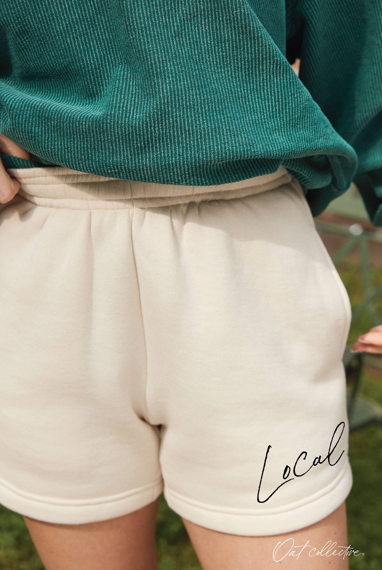 LOCAL Graphic Sweat Short: Black