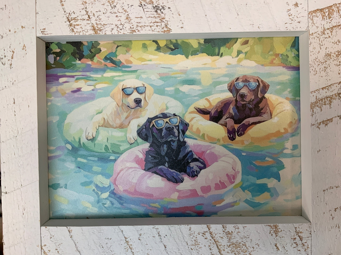 Framed millwood print 8x12