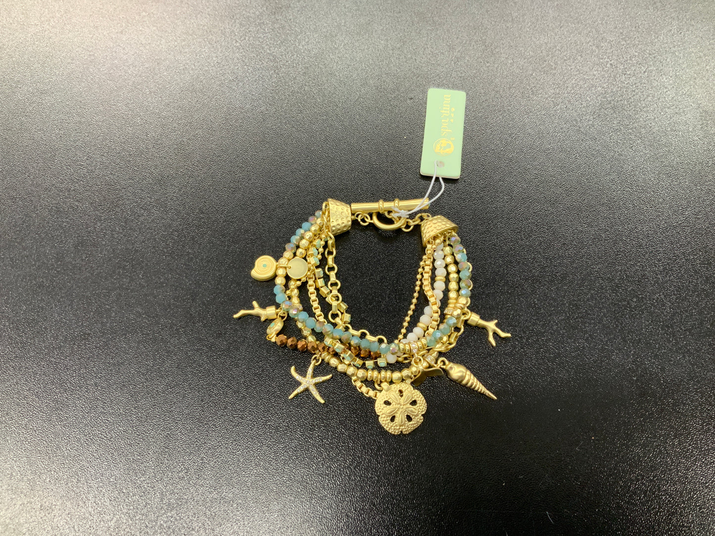 Spartina Washed Ashore beaded toggle bracelet