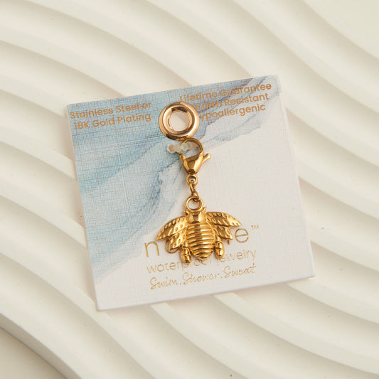 Narelle Waterproof 18K Gold Bee Charm