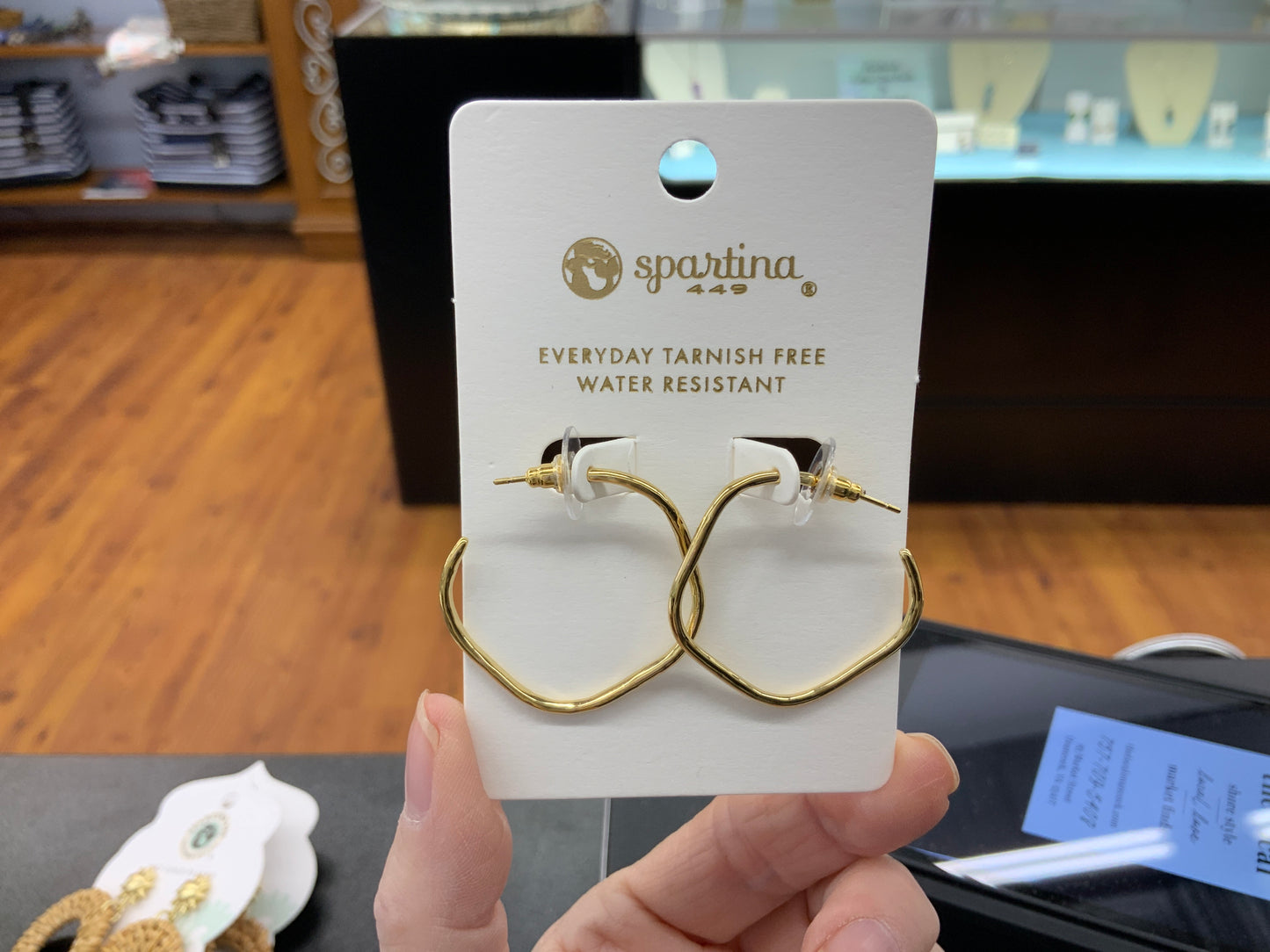 Spartina Ripple Wave Hoop Earrings
