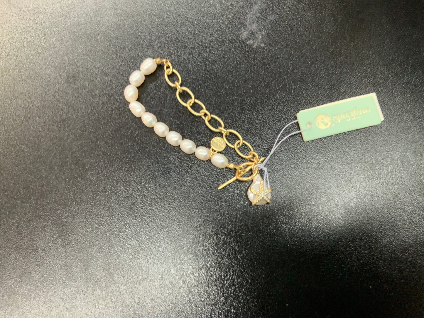 Spartina starfish pearl bracelet