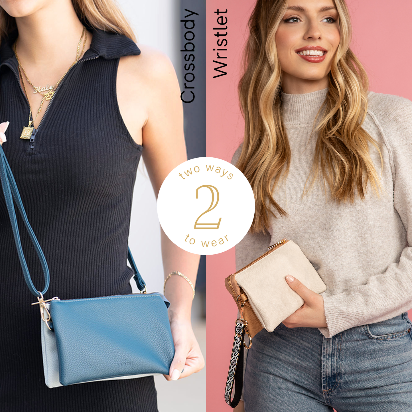 Kedzie Eclipse Colorblocked Convertible Wallet Crossbody