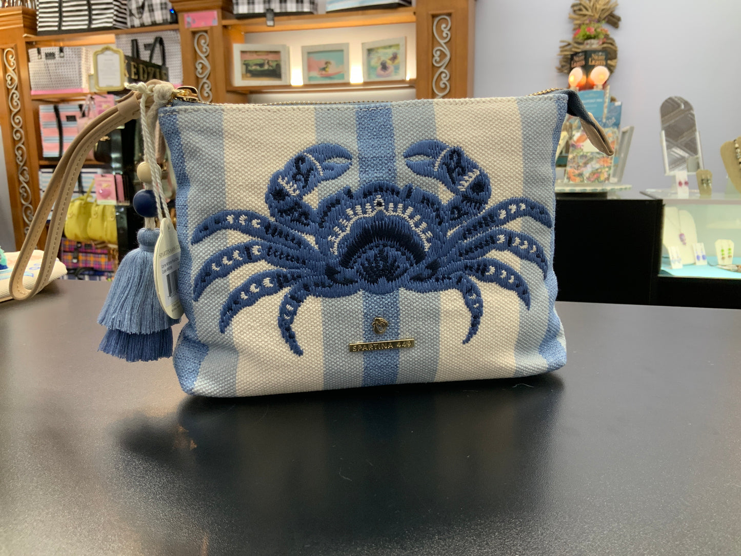 Spartina carina wristlet blue crab