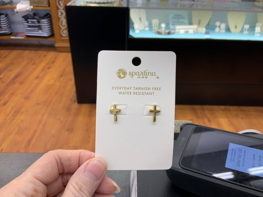 Spartina Cross Stud earrings