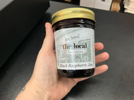 The local black raspberry jam