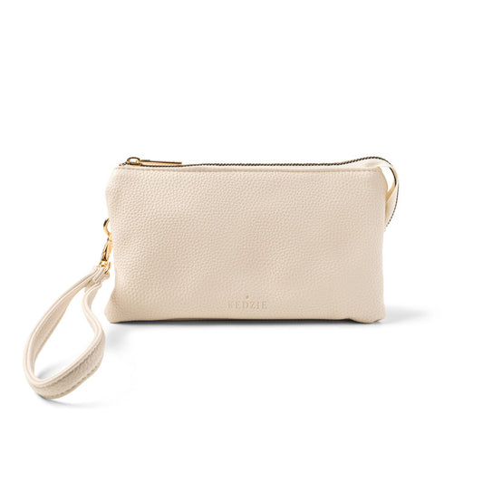 Kedzie cream crossbody wallet