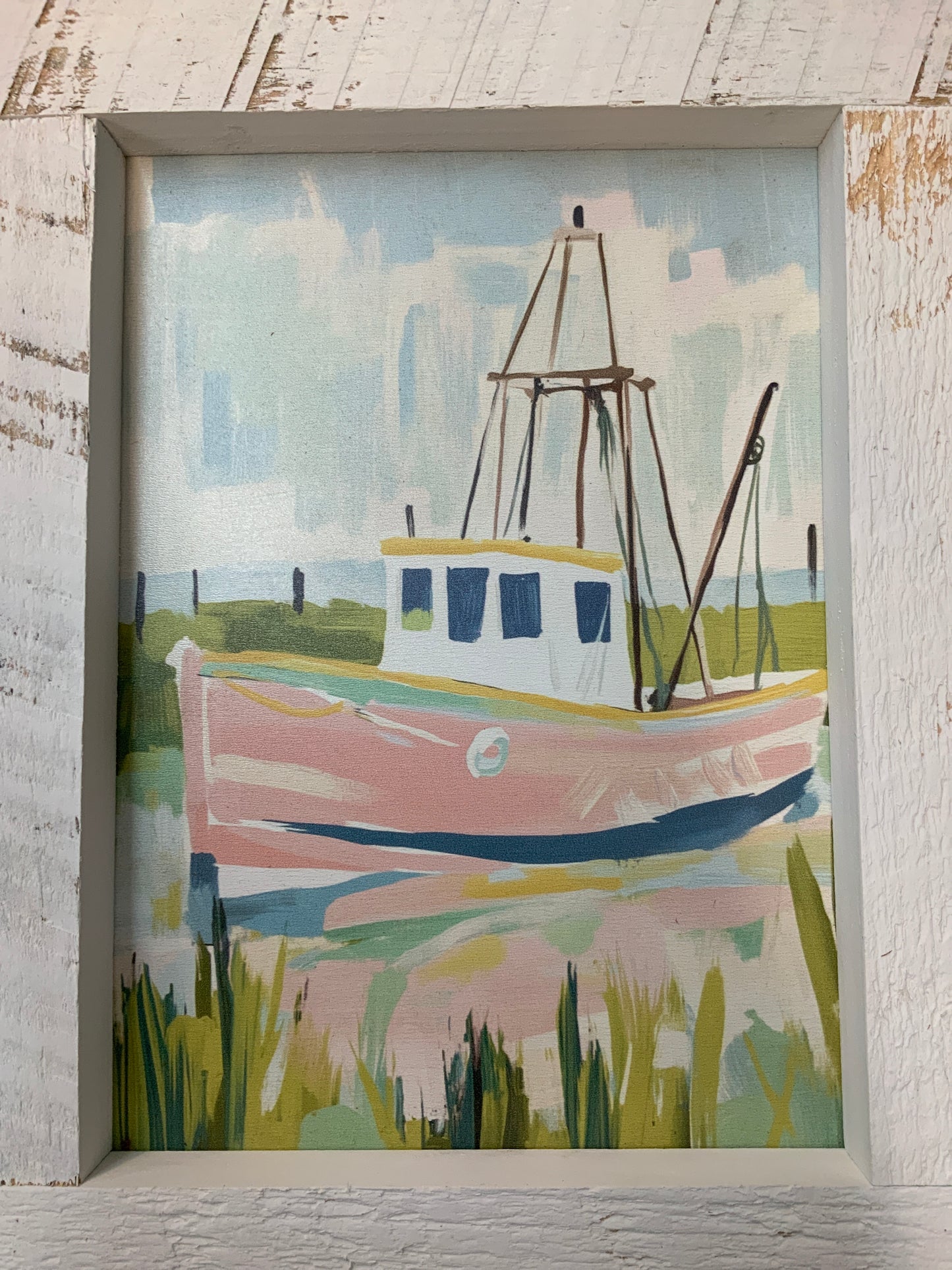 Framed millwood print 8x12