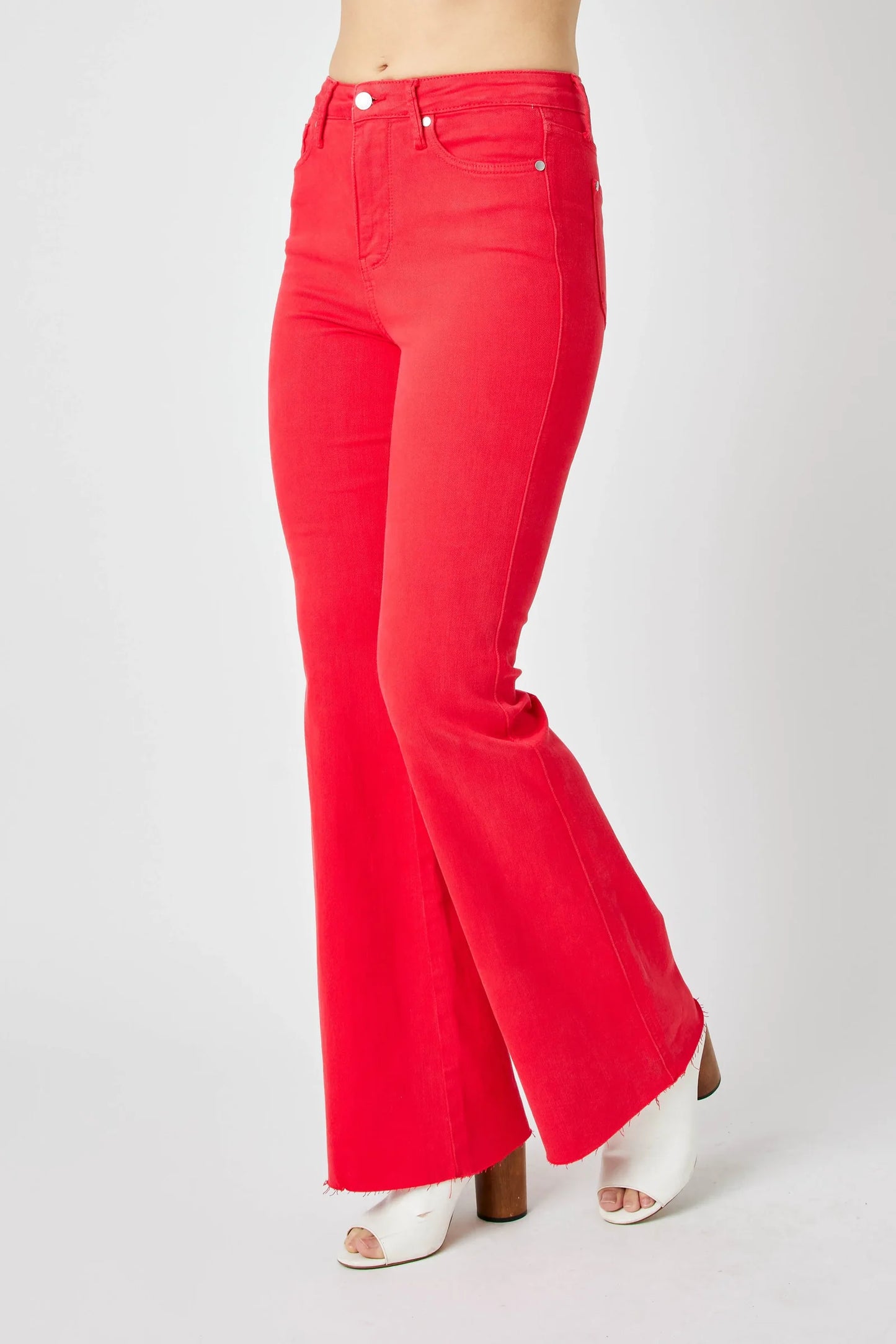 Judy blue red high waist tummy control flare