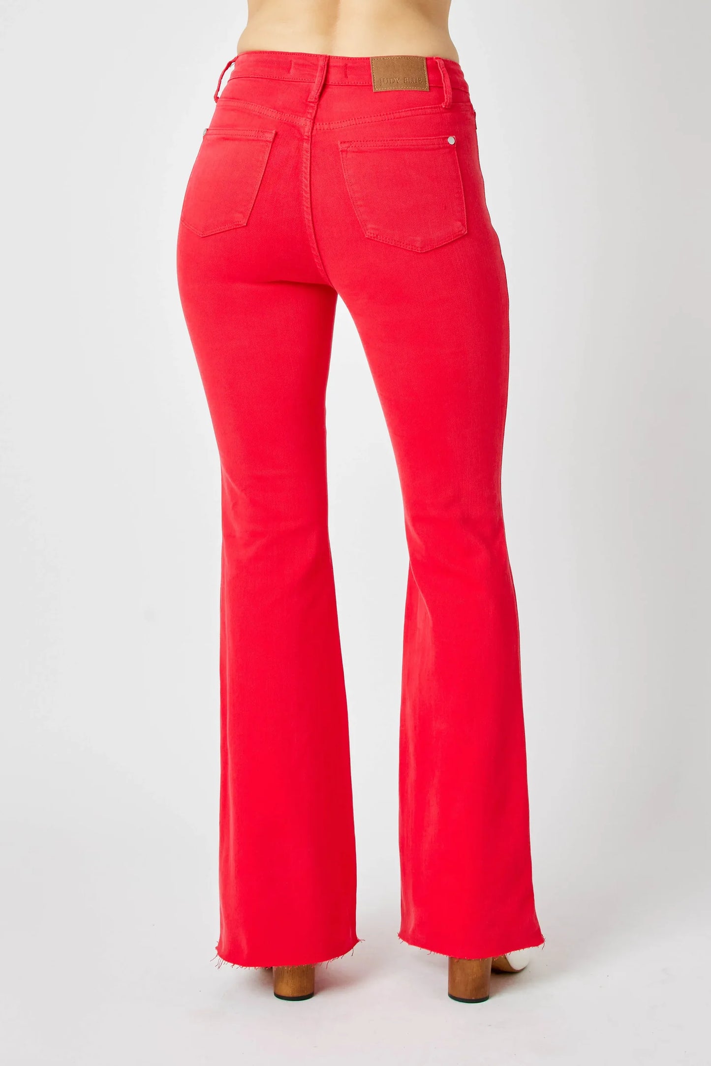 Judy blue red high waist tummy control flare