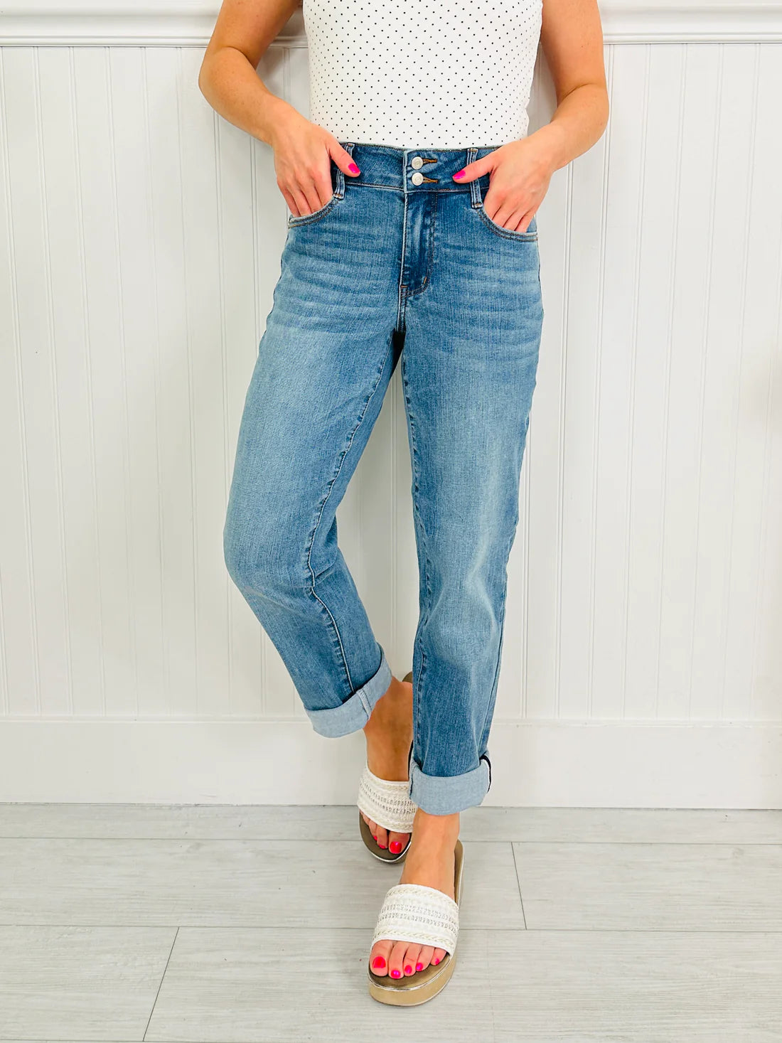 Judy blue High waist kick flare tummy control