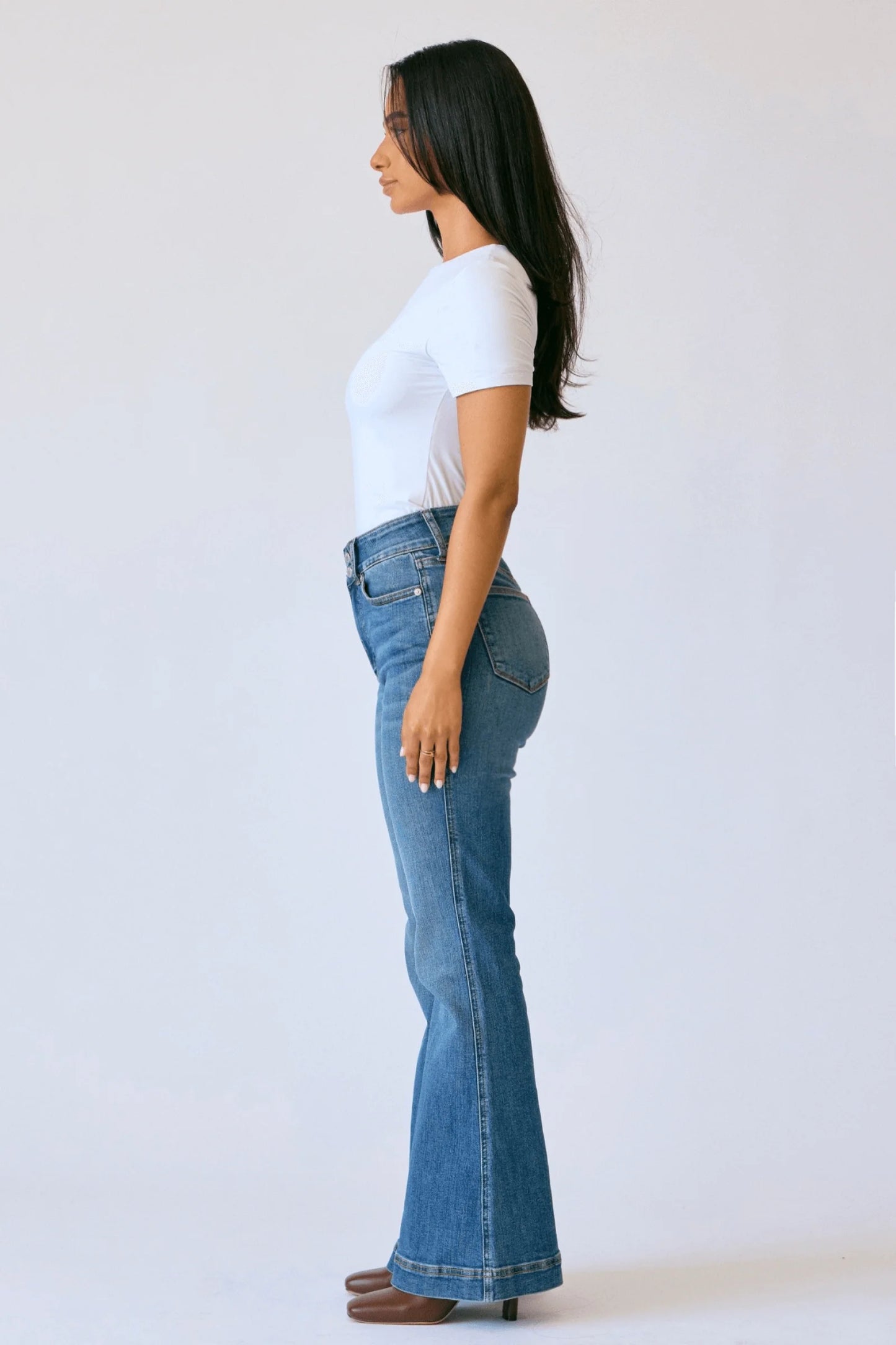 Judy blue petite flare tummy control