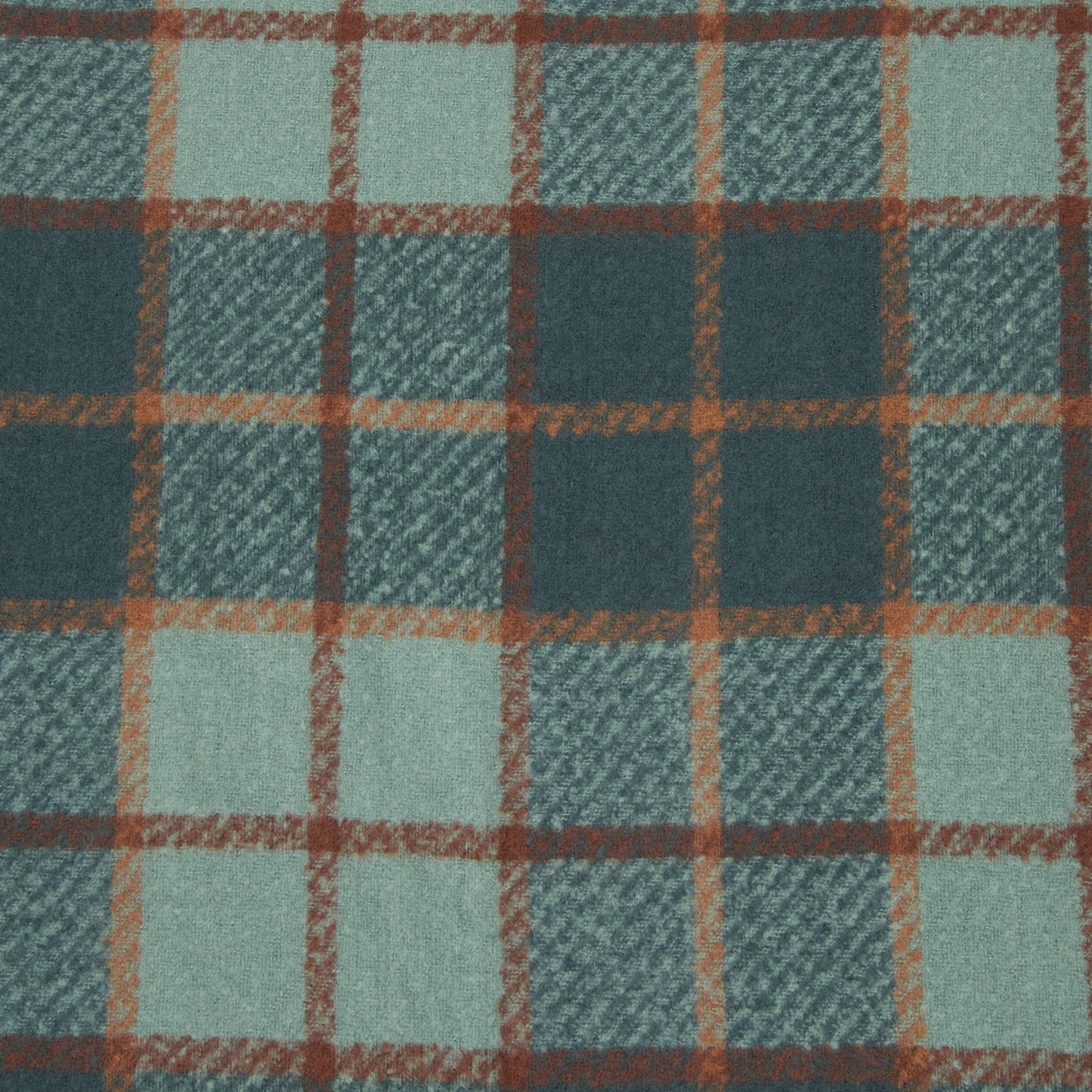 Kylie Windowpane Plaid Fringe Winter Scarf: Red