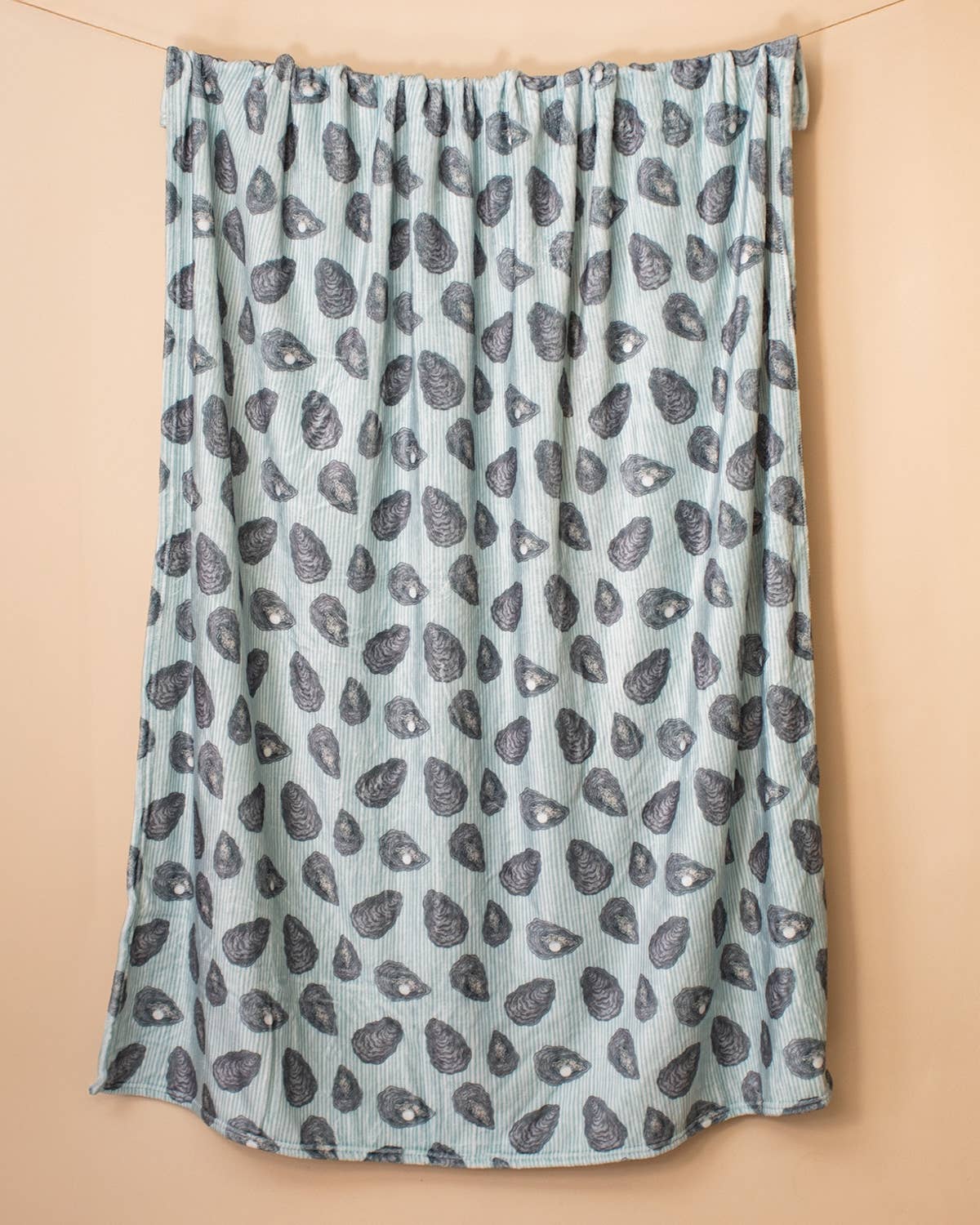 Awe Shucks Throw   Blue/Grey   50x60