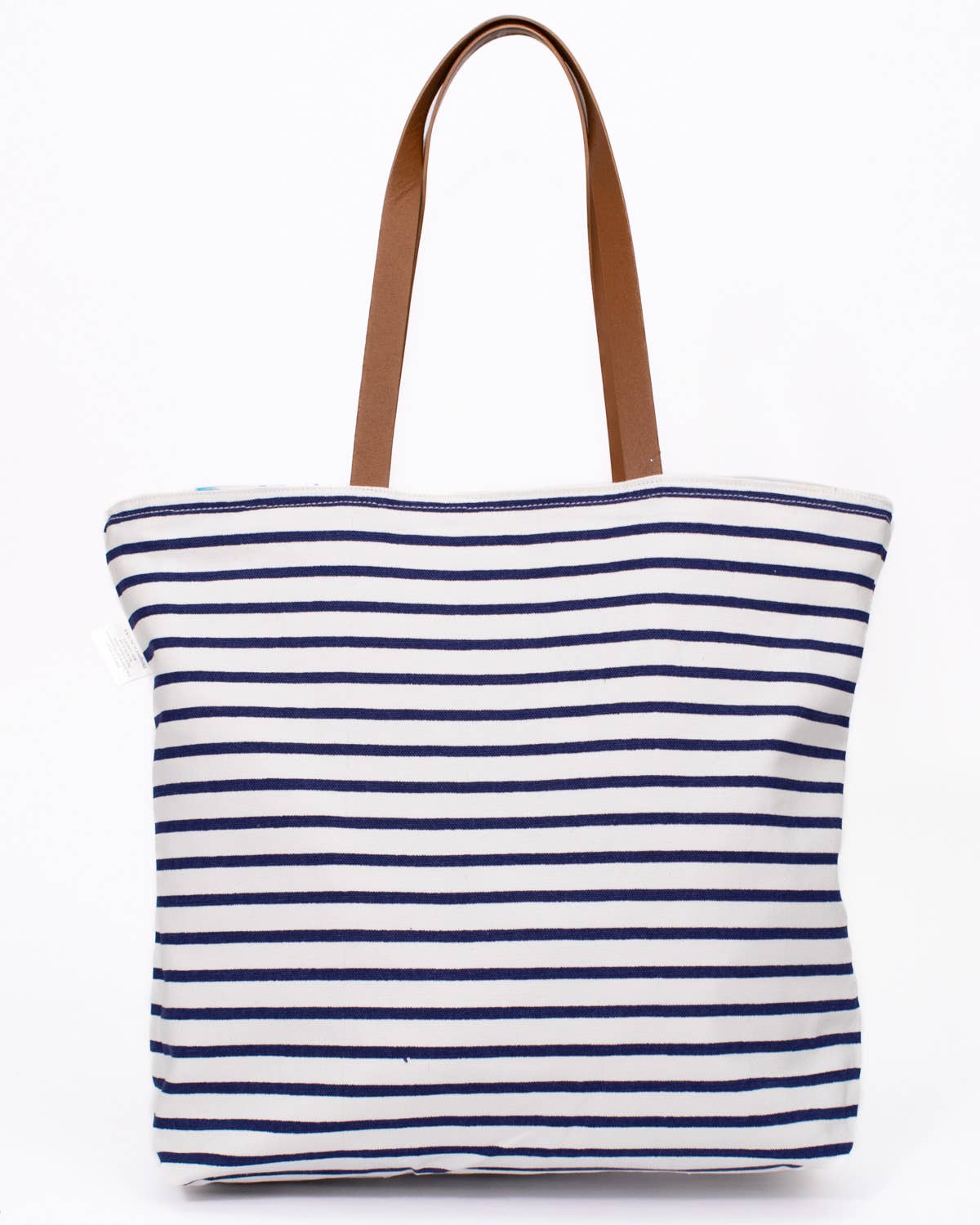 Sail Away Reversible Tote   White/Multi   18x14x5