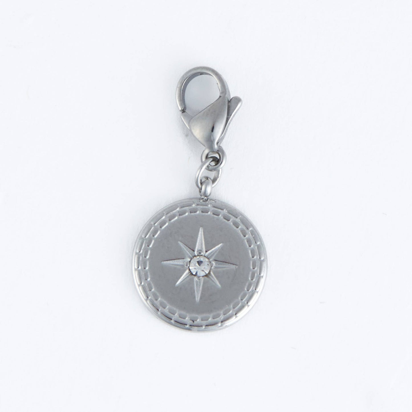 Narelle Waterproof Compass Charm: Gold