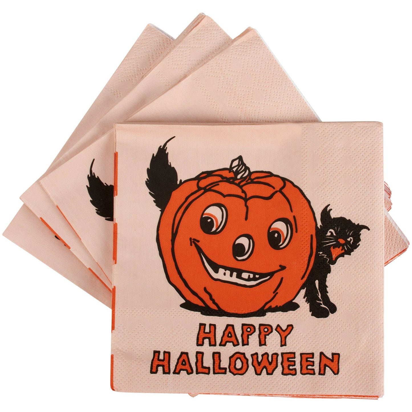 Vintage Halloween Beverage Napkin
