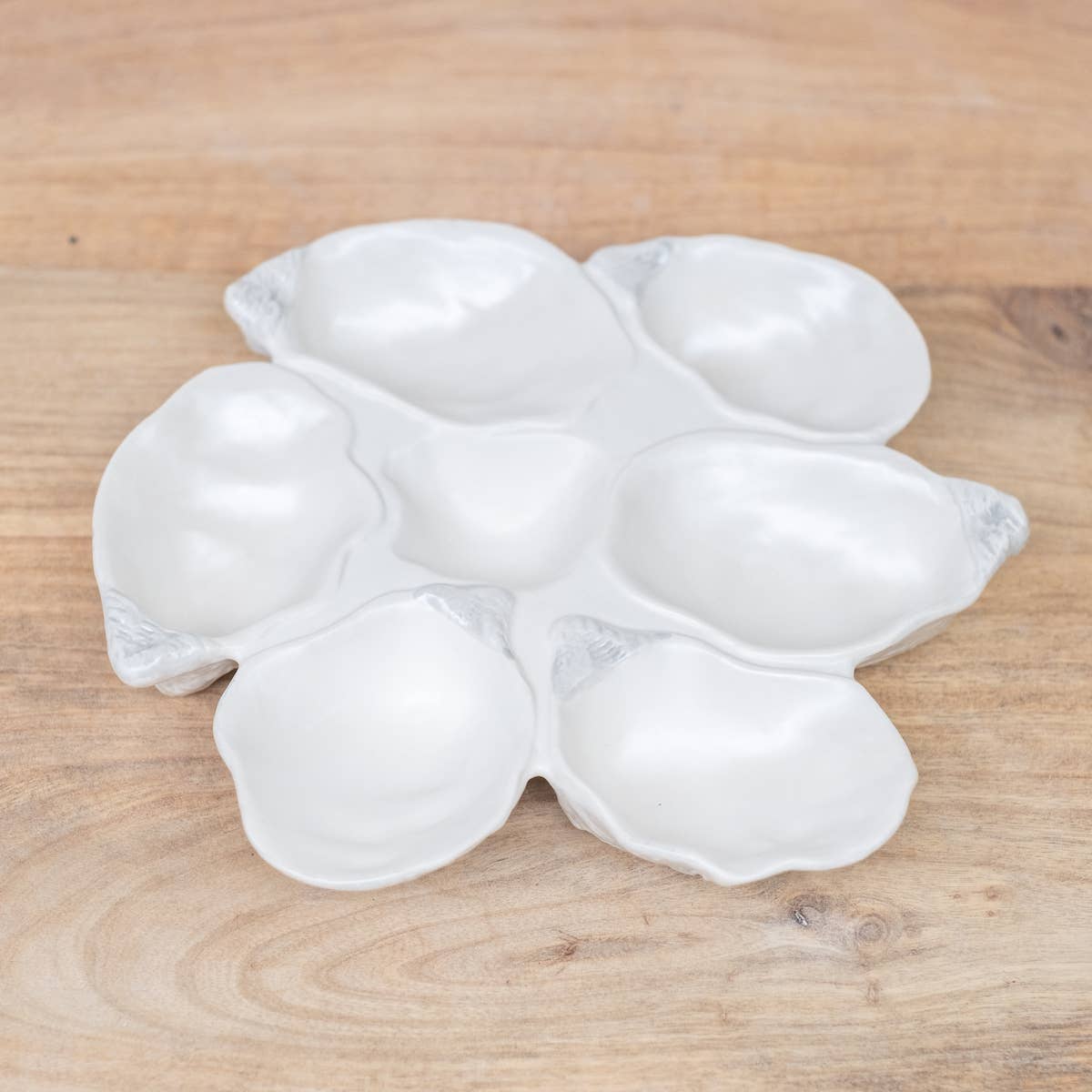 Oyster Half Dozen Platter  Pearl   9.5"