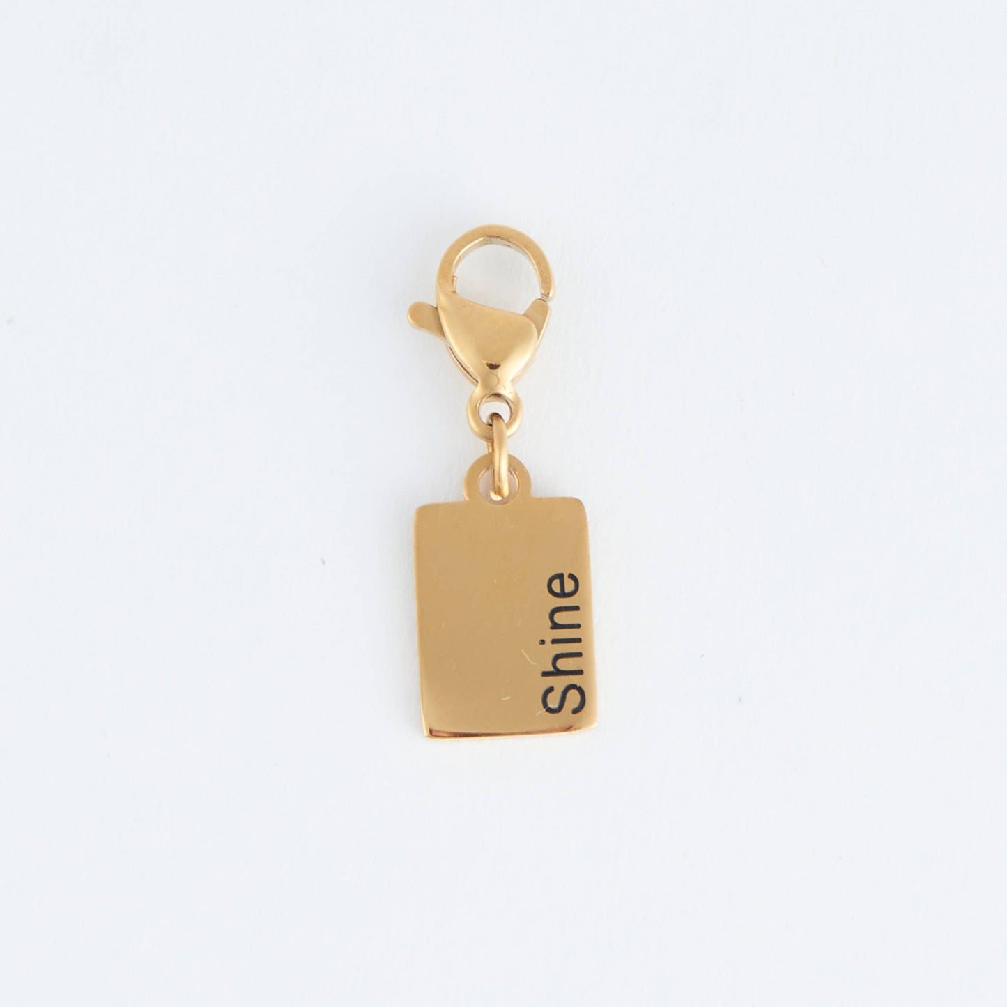 Narelle Waterproof 18K Gold Inspiration Tag Charm: Strength