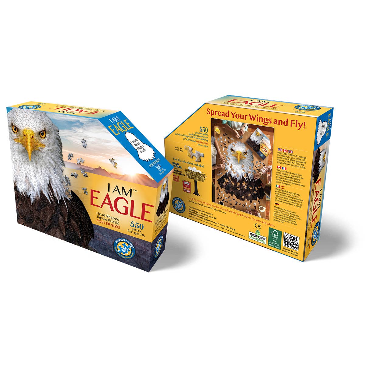 I AM Eagle 550 piece jigsaw puzzle - gift