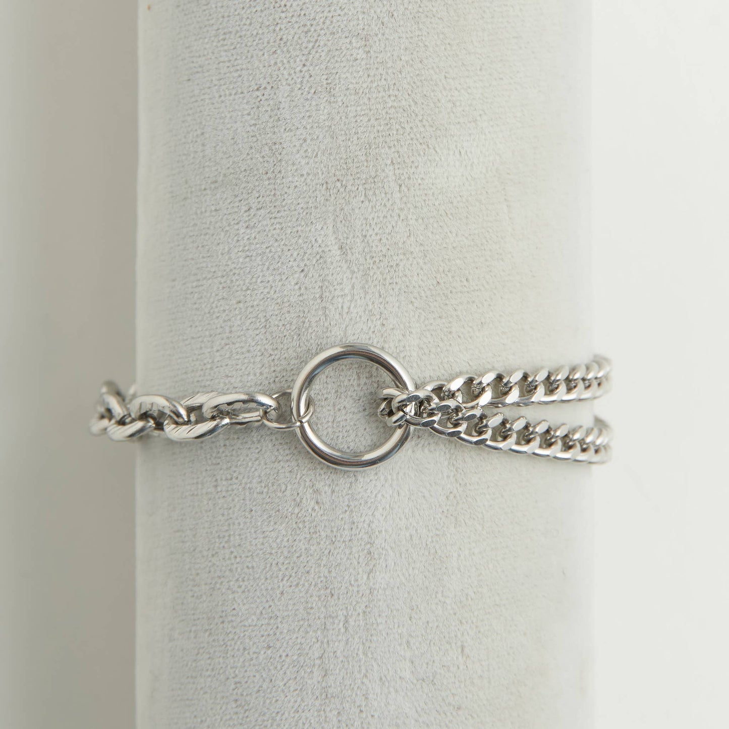 Narelle Waterproof Multi-Chain Bracelet: Silver