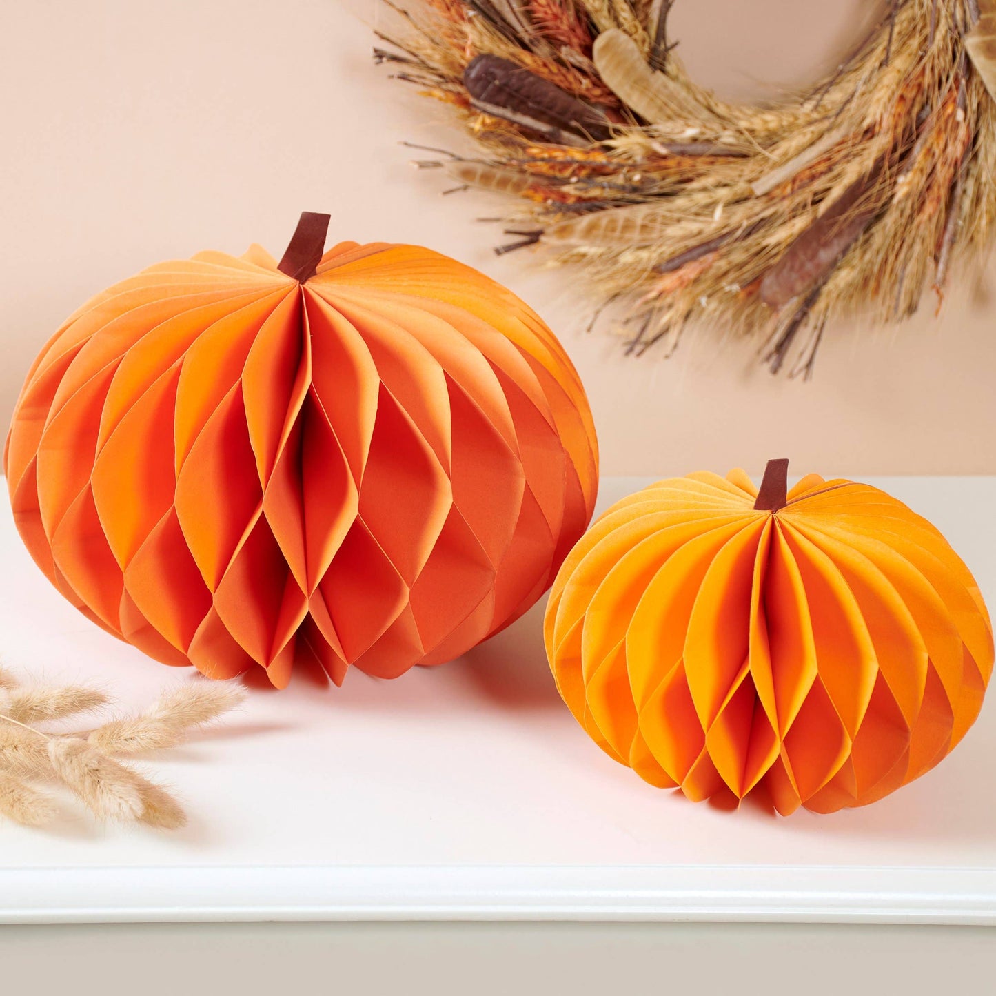 Pumpkins Paper Decoration Set