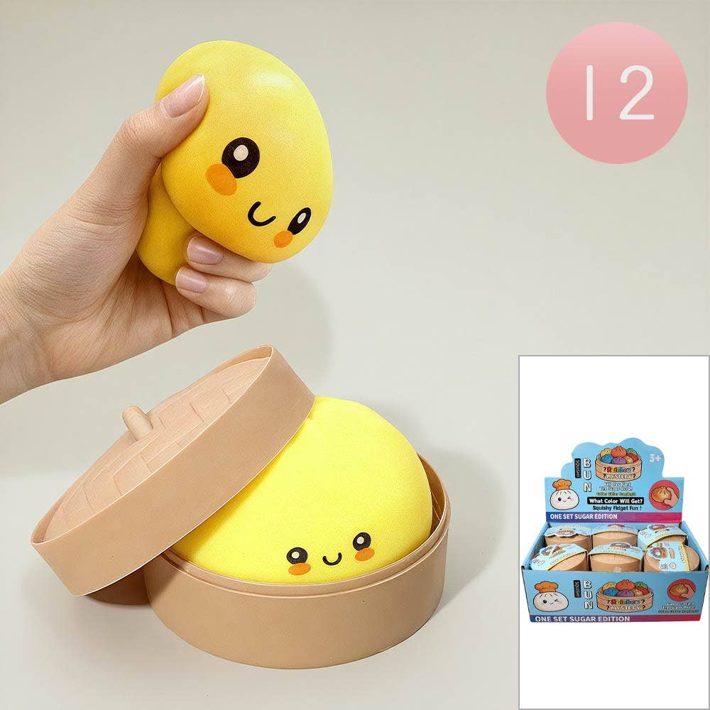 Rainbow Squishy Mystery Dumpling Stress Relief Squeeze Toy