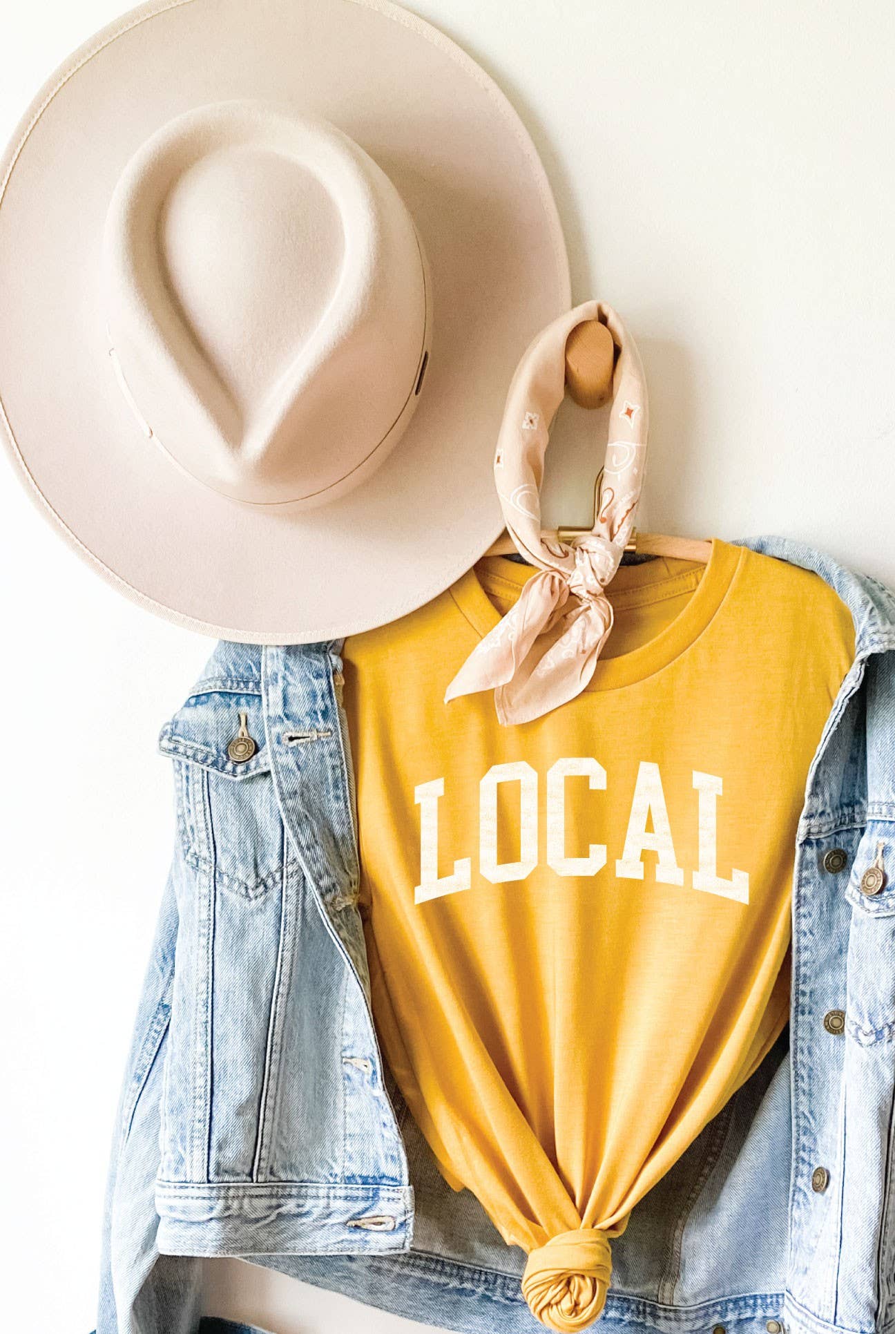 LOCAL Graphic T-Shirt: HEATHER MUSTARD / XL