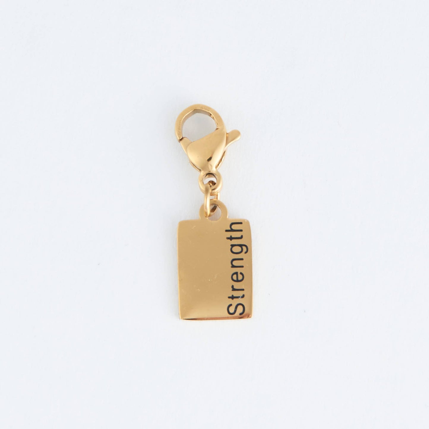 Narelle Waterproof 18K Gold Inspiration Tag Charm: Faith